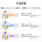 e洁自动收口垃圾袋加厚 家用厨房手提式一次性塑料袋1包3卷共81只