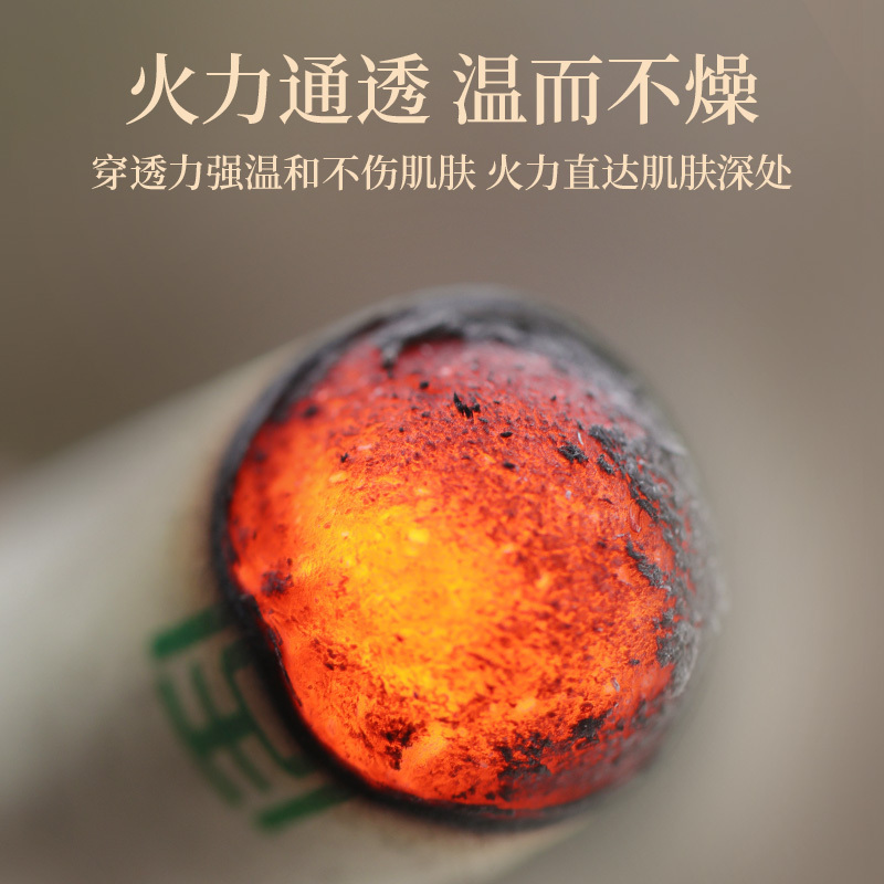 青源堂 艾草艾条艾柱正品艾草条温灸纯艾条家用艾叶艾灸条少烟10支装