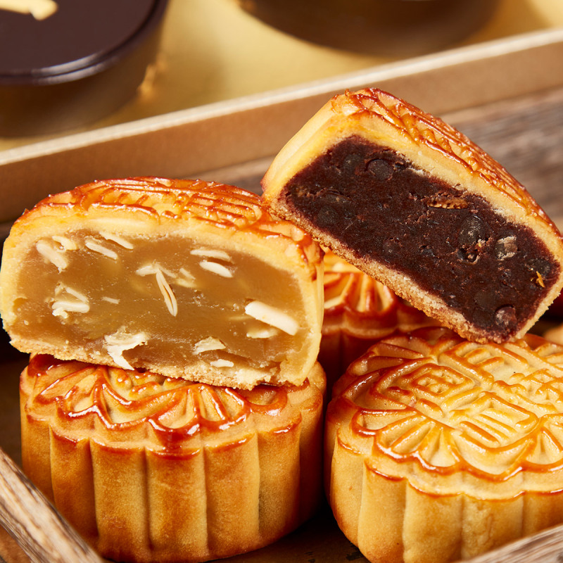 渔村月饼 大人物月饼礼盒900g中秋佳节送礼 广式月饼 公司员工福利