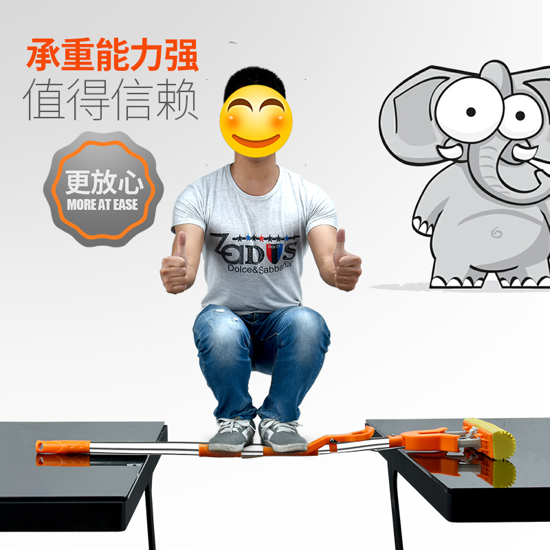 [进口棉头 超软保湿]太太乐海绵拖把 不锈钢伸缩杆 对折挤水胶棉拖把 吸水地拖拖布 免手洗墩布拖把头高清大图