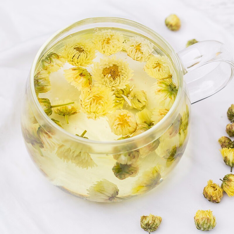 忆江南 胎菊 桐乡原产花蕾花草养生茶花茶 泡水喝的罐装30g高清大图