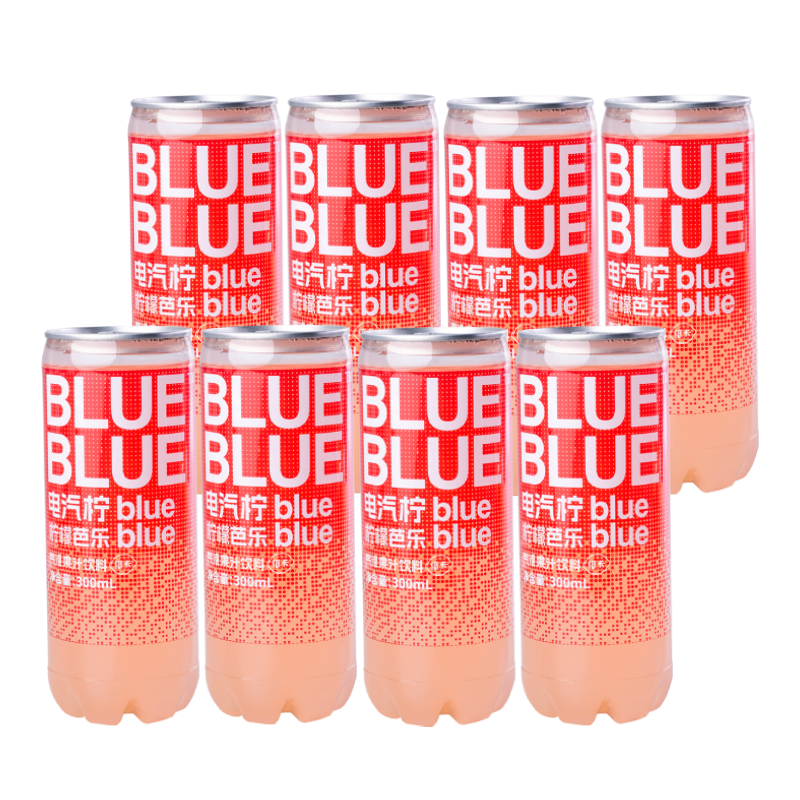 柠檬共和国气泡果汁饮料 (芭乐4+香水柠檬4)300ml*8瓶高清大图