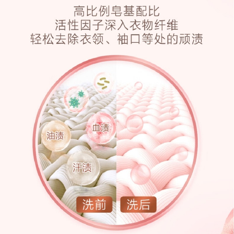 立白 大师香氛洗衣皂 天然去渍 内衣适用 祛味留香 208g高清大图