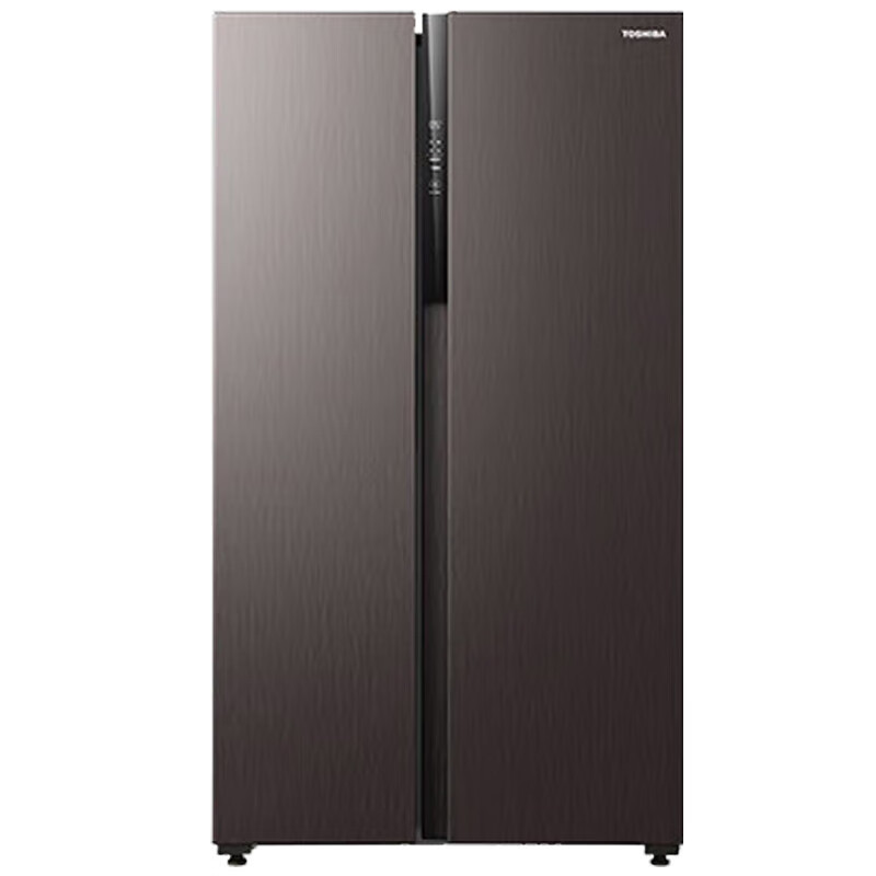 东芝 GR-RS575WE-PM137 本色系列对开双开门一级能效雾化保鲜风冷无霜大容量家用电冰箱绸缎灰