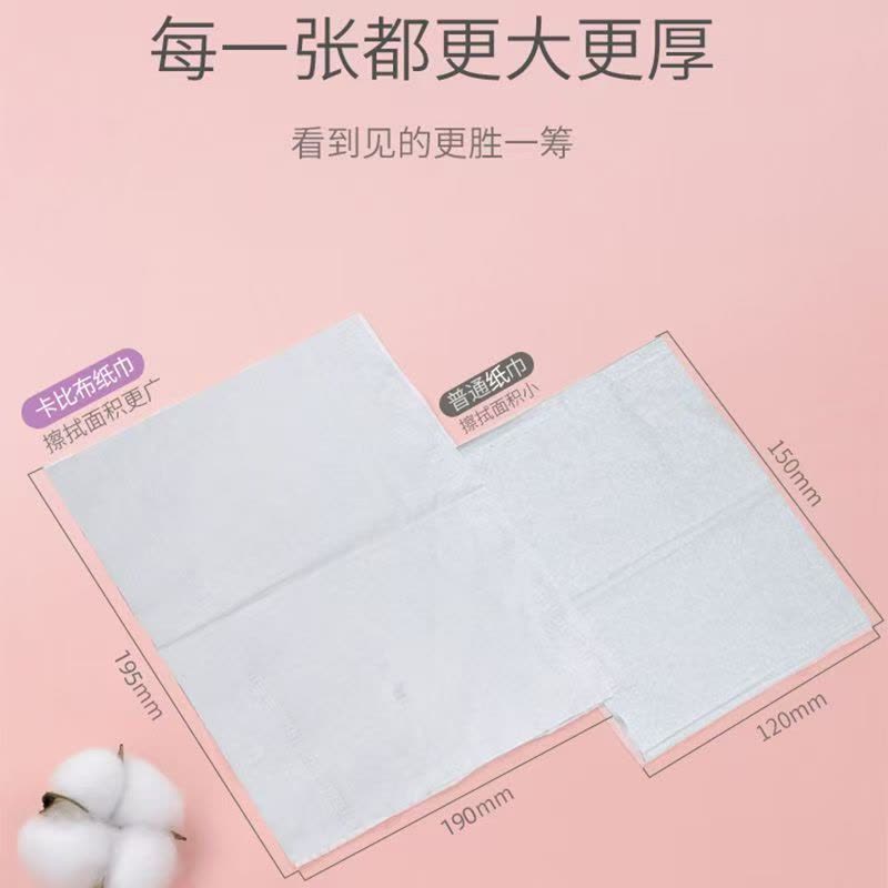卡比布抽纸(贵州大区)国潮新品原生木浆升级加厚456张114抽3包/提抽纸母婴级纸巾轻柔可湿水不易破图片