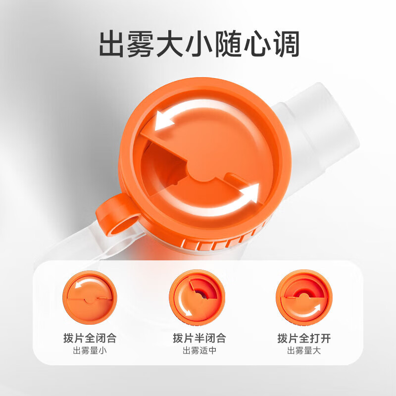 鱼跃(yuwell)*雾化器家用儿童成人雾化机 便携压缩空气式雾化仪医用级鱼跃403M雾化器高清大图