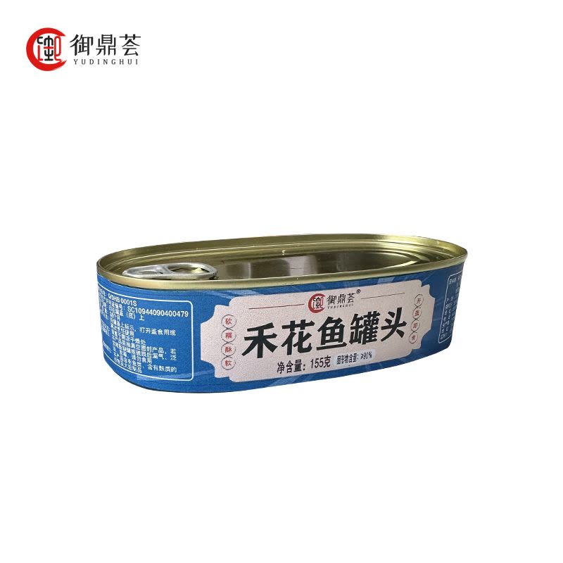 御鼎荟 禾花鱼罐头 155g豆豉原味 罐图片