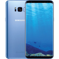 三星(SAMSUNG)Galaxy S8+手机双曲屏 面部识别虹膜 防水智能双卡全网通手机4GB+64GB 珊瑚蓝 港版