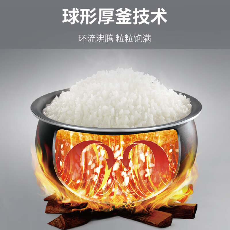 苏泊尔(SUPOR)家用智能预约大容量多功能电饭煲 4L SF40FC99高清大图