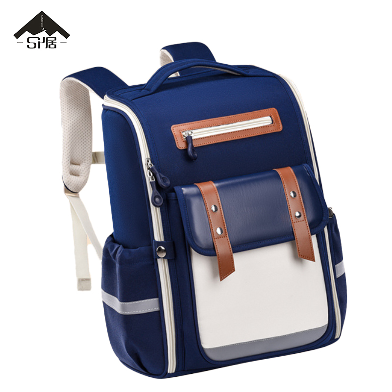 三人居小学生书包SRJB669/个高清大图