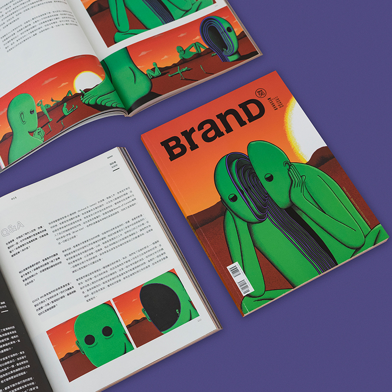 BranD杂志59期[主题:超时空艺术小剧场]封面颜色图案随机发货 [正版]窦靖童唱片封面夜光版 BranD杂志56国际高清大图