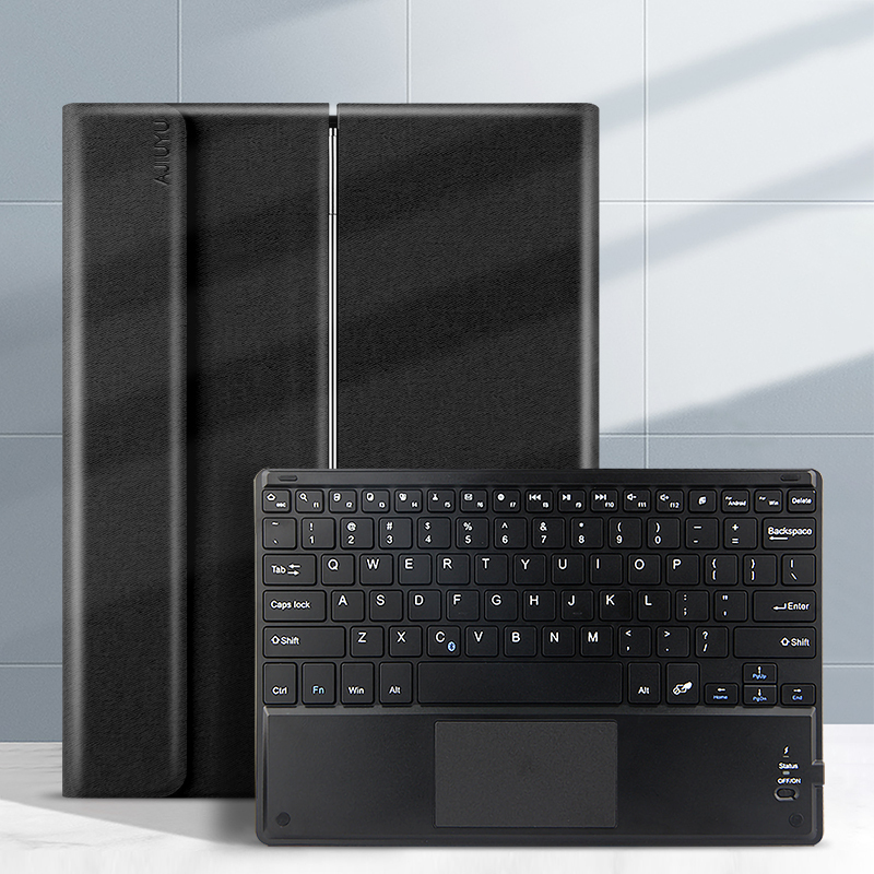 鼠标tb-j606f轻薄商务转轴支撑皮套视频介绍_久宇 联想小新pad蓝牙键