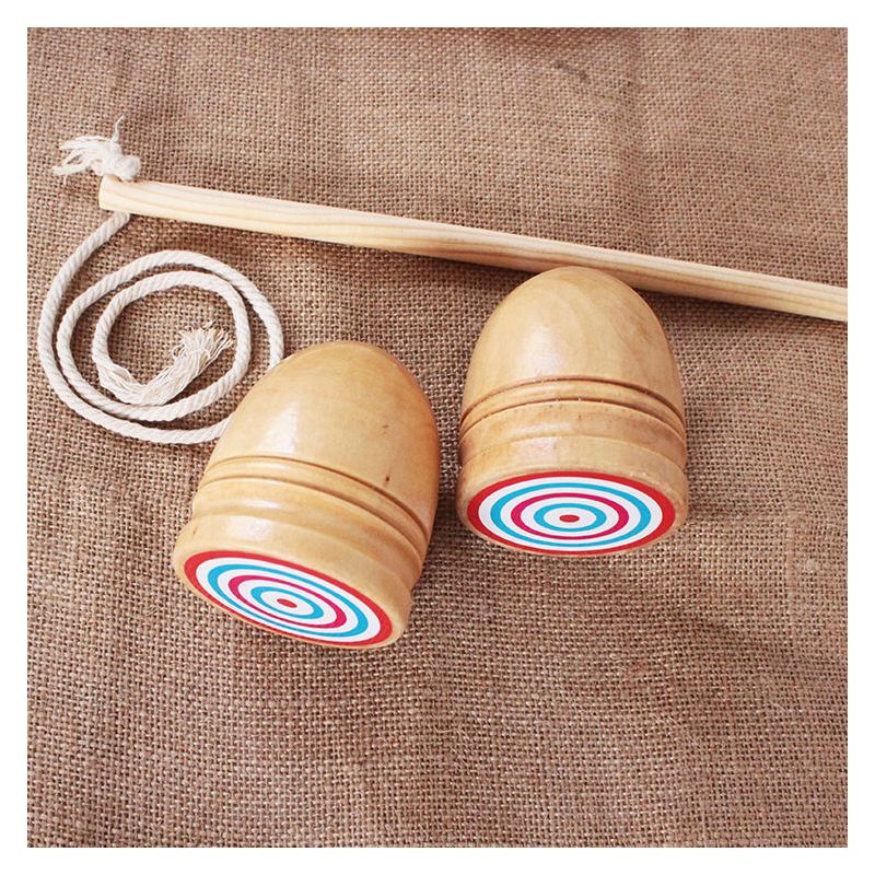 木制陀螺学生儿童成人中老年大号健身玩具原始民间实木陀罗代鞭绳