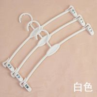全新塑料可弯折软料文胸内衣夹内裤架袜夹服装店晾晒衣架|(软料内衣夹)-白色50个装