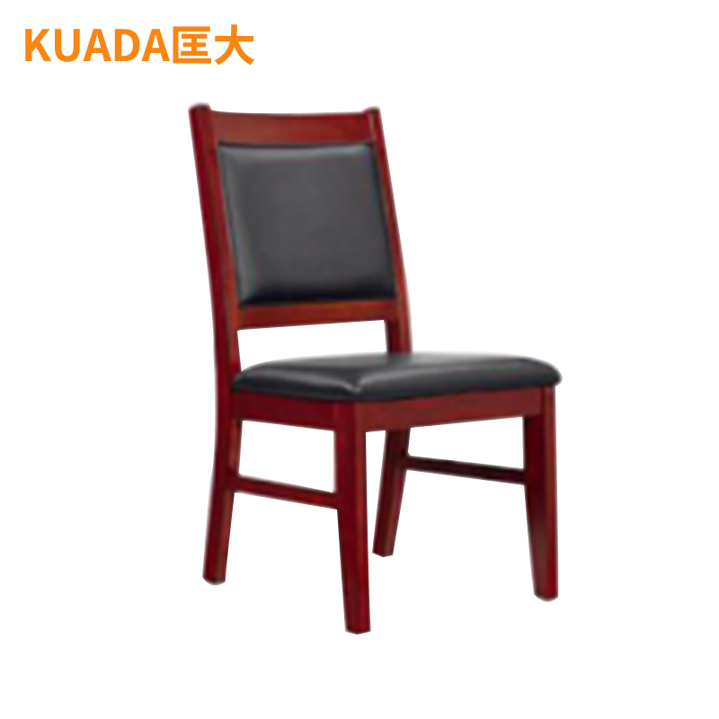 匡大办公椅实木会议椅西皮椅KDXM2高清大图