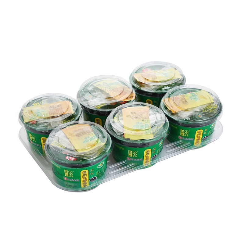 双钱牌龟苓膏 中华老字号 双钱 原味 龟苓膏 200g *12碗 2400g 带蜂蜜调味糖液梧州特产