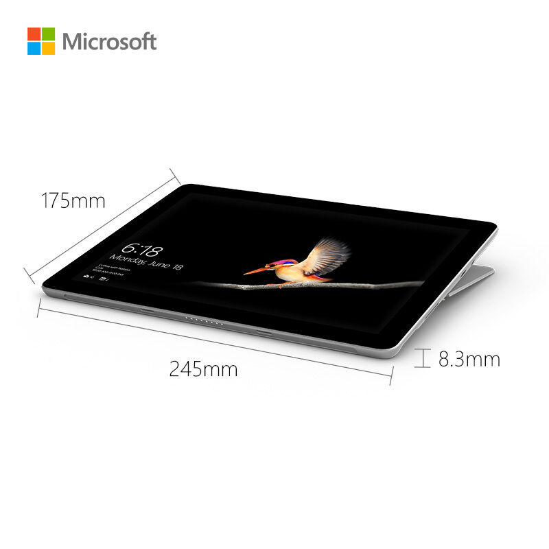 微软Surface Go 二合一平板电脑10英寸 轻薄便携办公商务本 [LTE版]8G内存 128G存储 标配