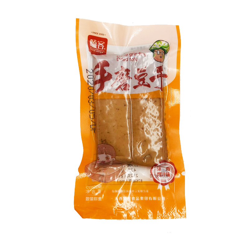 嗑客 手磨豆腐干小包装 休闲小零食鸡汁味500g