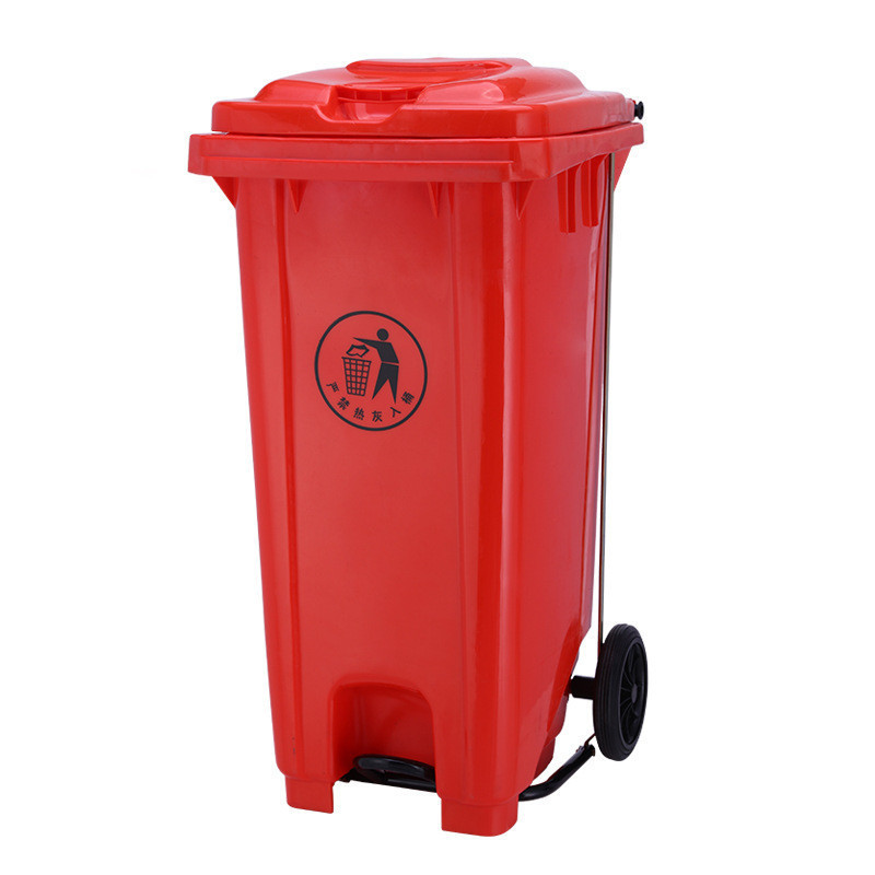 佳美良品 垃圾桶脚踏挂车100L