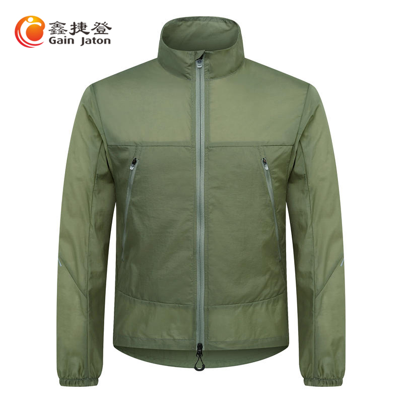 鑫捷登 男女款立领骑行服外套AGRY-LYK777 森林绿 XXL