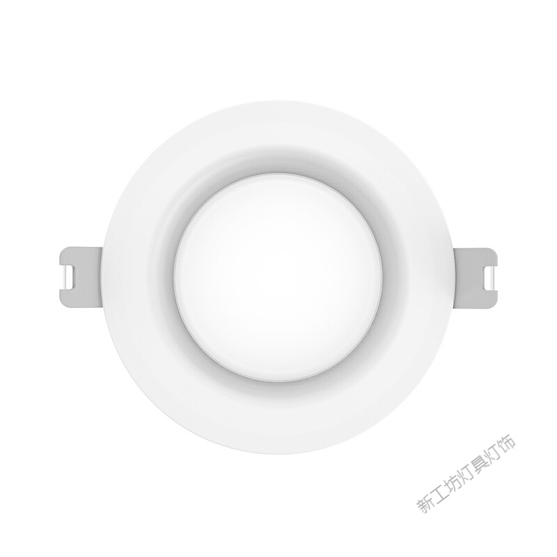 苏宁放心购 LED筒灯客厅天花板吊顶灯走廊玄关灯嵌入式孔洞灯 5W 4000k暖白光版高清大图