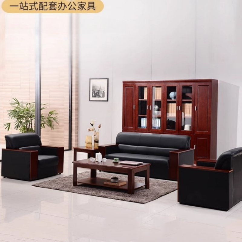 鑫木樽沙发组合1830*750*830mm(3+1+1+茶几)组高清大图