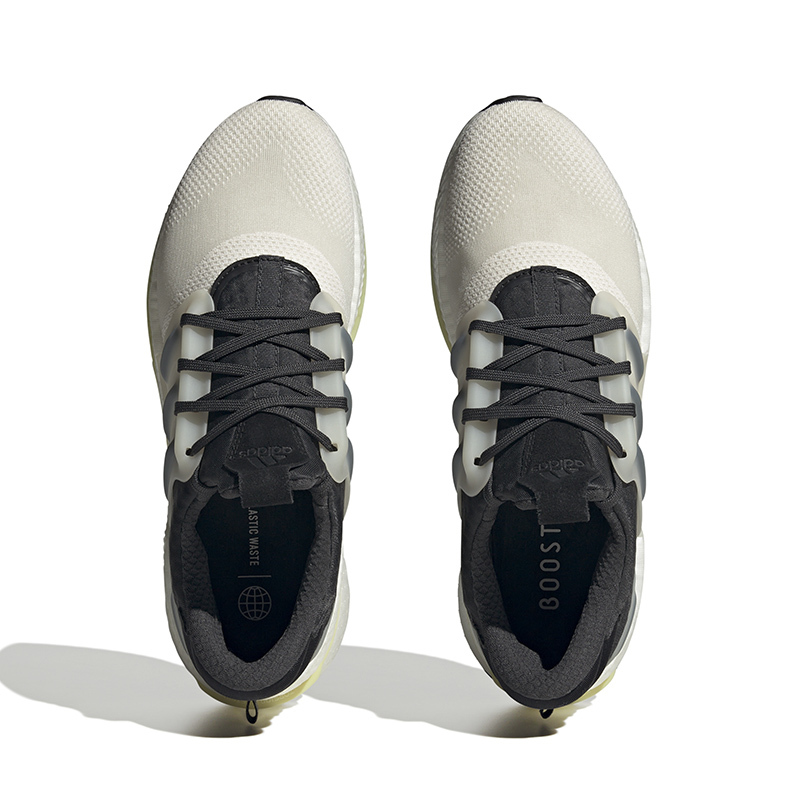adidas 防滑减震耐磨 低帮 跑步鞋 男款 黑白灰 HP3132