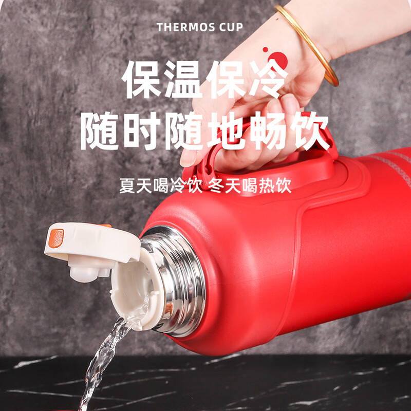 乐千厨金钢保温壶LQC-B011 家用大容量保温壶1.2L高清大图