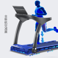 佑美U15跑步机家用款小型电动折叠静室内健身房专用-电子屏-健身器材-跑步机 黑色