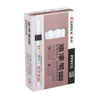 齐心 PP8112 中字油漆笔 2.0mm 金 12支/包 金 （单位：包）