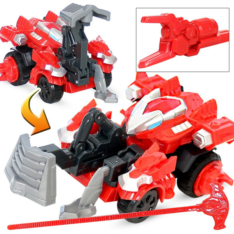 庄臣反斗战车玩具帝王龙剑刃虎巨神鹰儿童模块组装玩具车对战套装8701