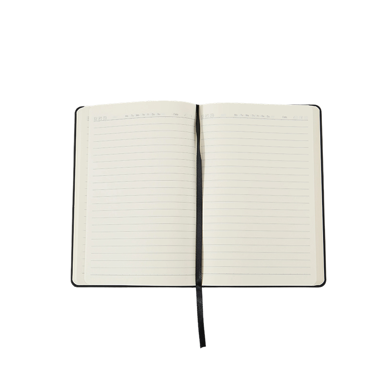 齐心 ZC109 皮面笔记本A5 120张 黑 单本装高清大图