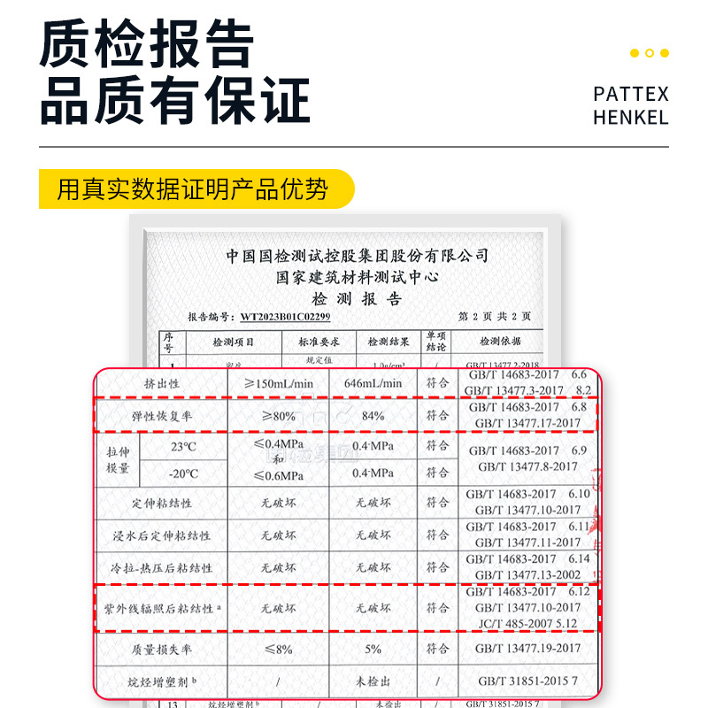 汉高百得(Pattex) 中性玻璃胶 硅胶 防水防霉多用途密封胶 室内外通用280ml Fusion-T