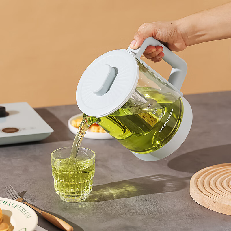 厨创妈咪(kitchen mommy)养生壶家用小型多功能办公室全自动水壶花茶壶保温壶KT-YSH-015 1.5L高清大图