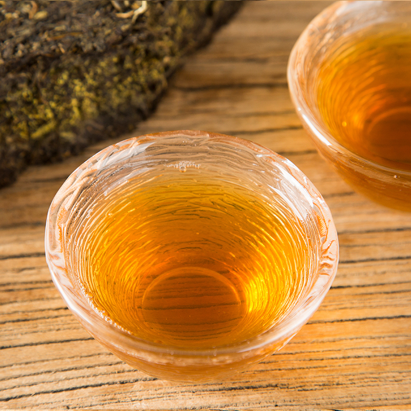 中茶 湖南安化黑茶中茶冰碛岩茯砖茶 1000g