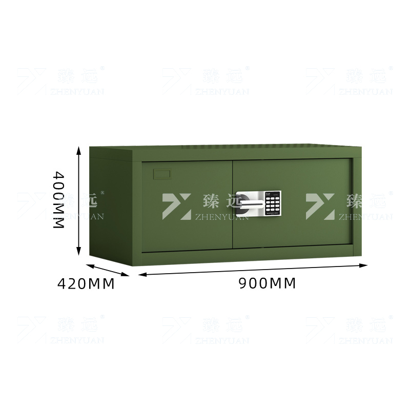 臻远 ZYJJ-80090 保密柜 顶柜绿色智能密码锁 长900*宽420*高400mm 单位:1台高清大图