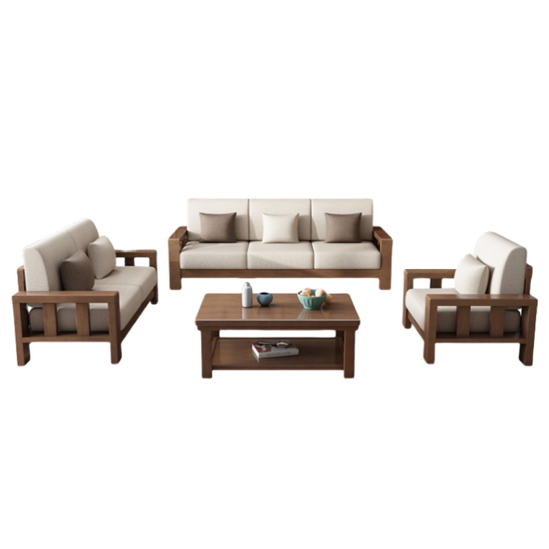 悦兴诚会议沙发组合(1+2+3+茶几)张高清大图