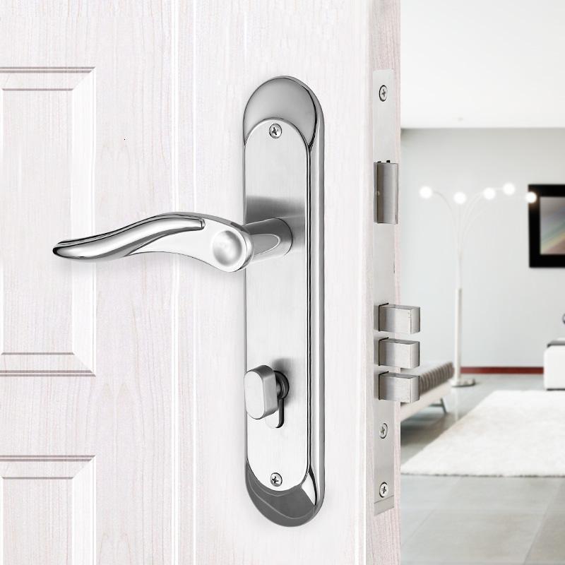 别野85锁体中式不锈钢大锁室内实木锁 子母简约锁大静音