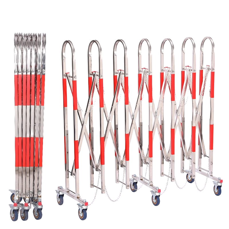 区南 不锈钢伸缩围栏 伸缩护栏 1.1*5m 个高清大图