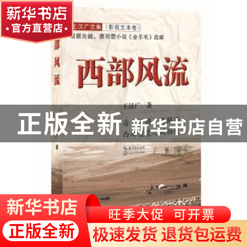 正版 西部风流 王汉广 长江文艺出版社 9787535484505 书籍高清大图