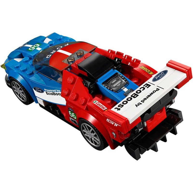 乐高(LEGO)超级赛车系列 跑车 (75881福特1966GT40)366块儿童积木塑料玩具 7-14岁 200块以上