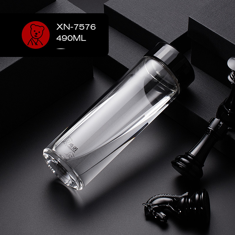 希诺单层玻璃杯耐热加厚水杯子透明水晶玻璃杯