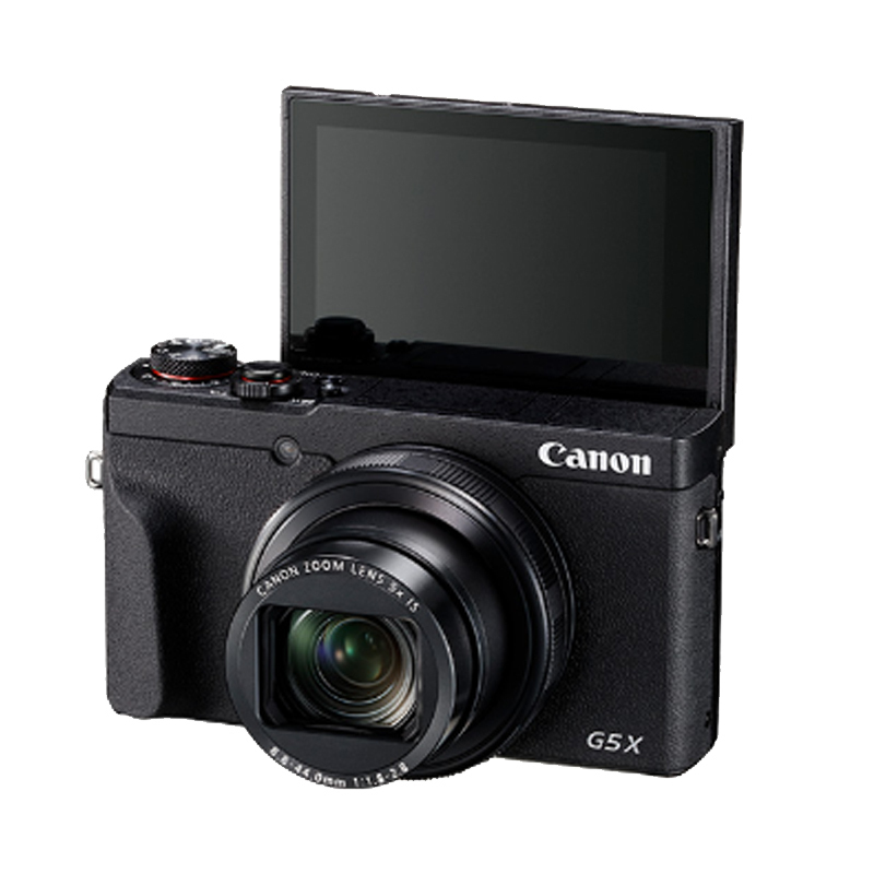 佳能(Canon)PowerShot G5X Ⅱ 黑色 数码相机 Vlog视频拍摄 3英寸屏幕 约2010万有效像素