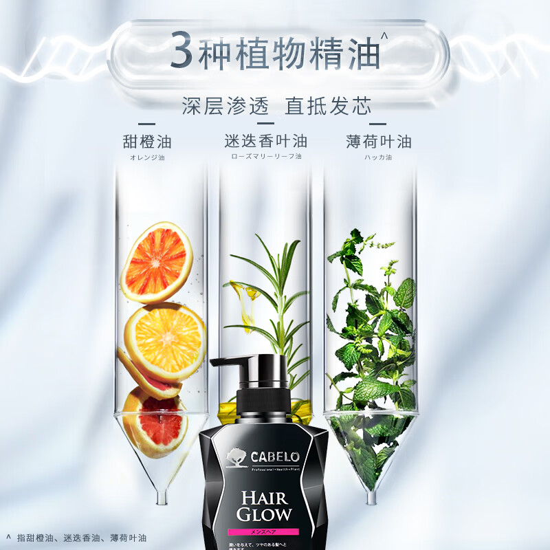 卡蓓诺 防脱护发素(男士专用)350mL/(黑色)高清大图