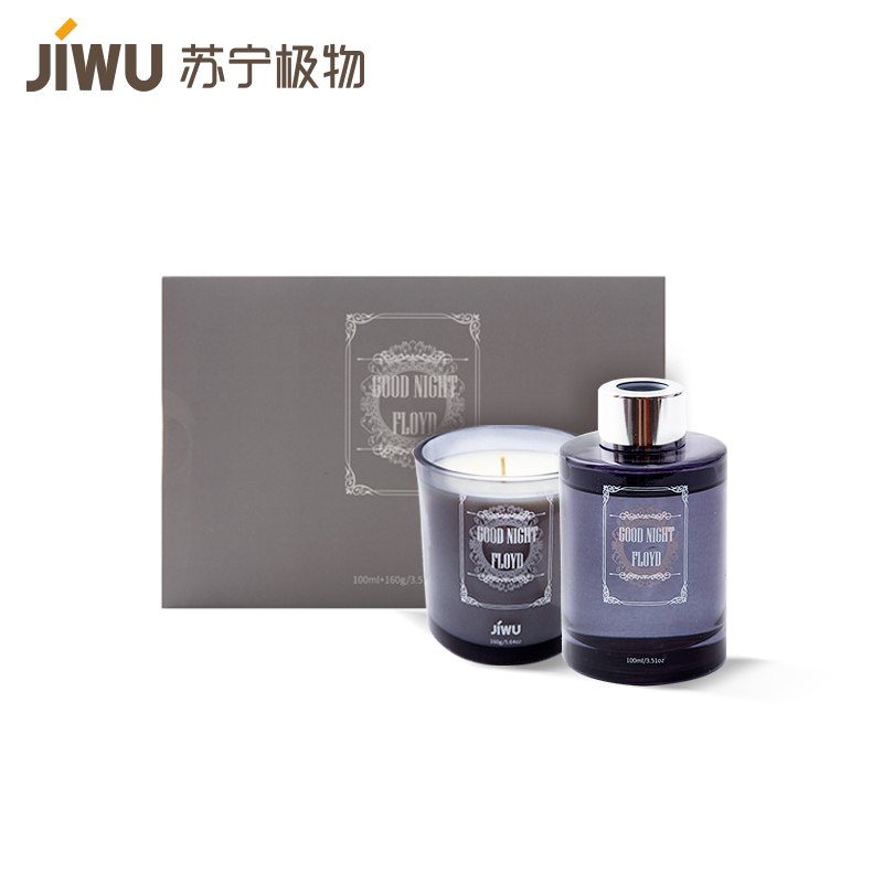 苏宁极物 晚安,弗洛伊德系列香薰套装160g+100mL