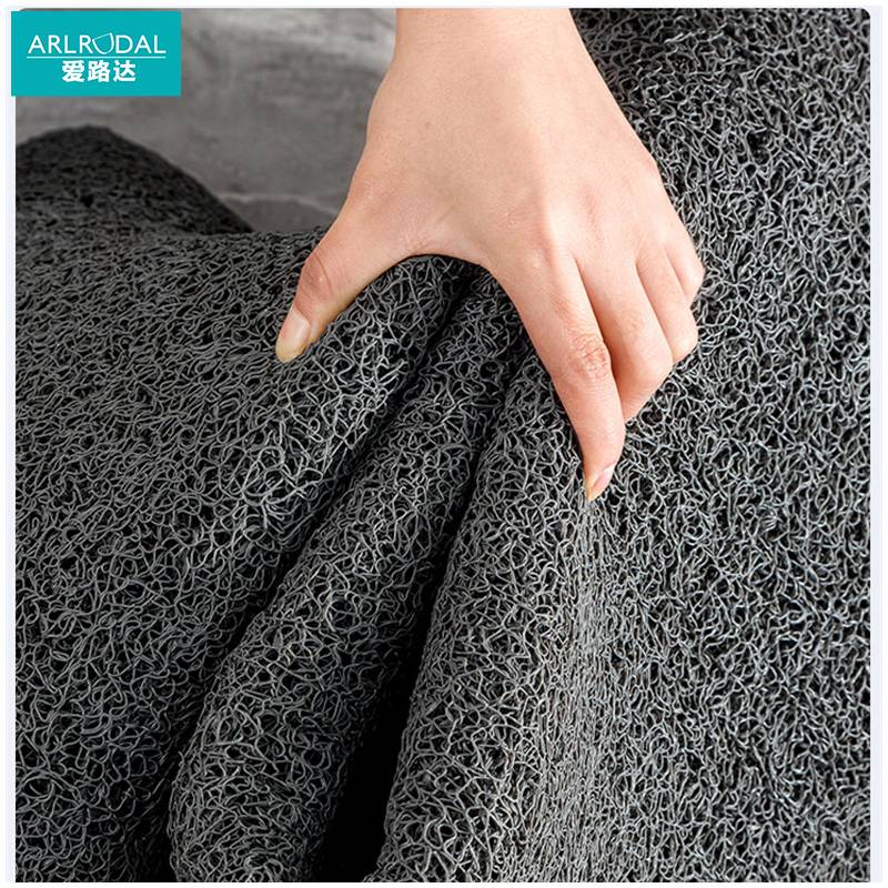 爱路达 丝圈地毯 防滑地垫防水地毯加厚1.5cm宽1.2m/米高清大图