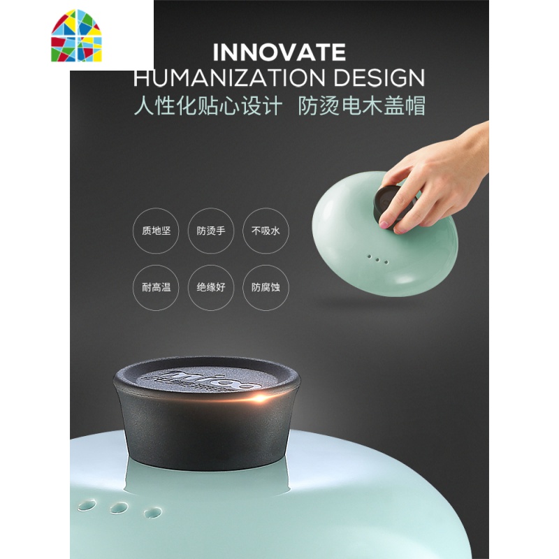 砂锅炖锅陶瓷家用耐热煲汤明火可高温沙锅煤气灶专用燃气 FENGHOU 2升爱厨-汤锅高清大图
