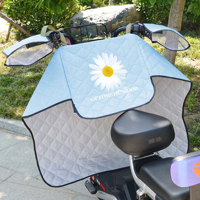 [补贴10%]电动摩托车挡风被夏季分体薄款电瓶车罩电车遮阳防水春秋冬季
