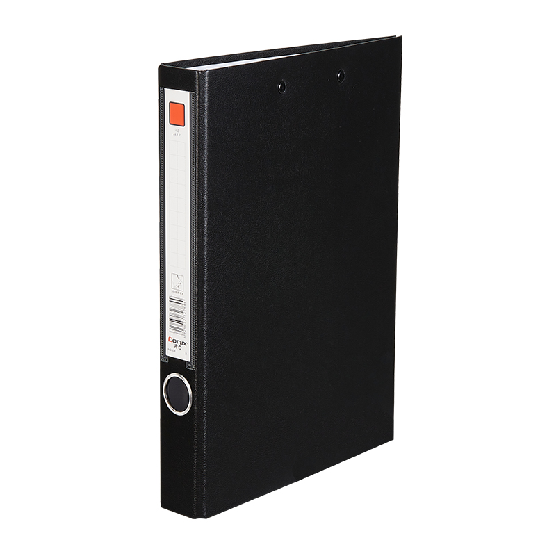 齐心 NO.333 办公必备纸板夹 A4 长押夹+板夹 黑 单个装高清大图