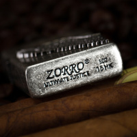ZORRO佐罗煤油打火机个性复古砂轮打火机防风创意送礼男士